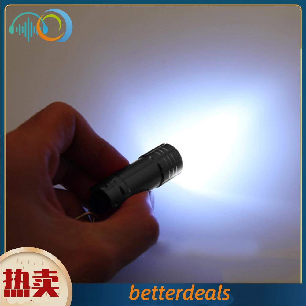 3 LED 鋁合金鑰匙扣迷你小手電筒