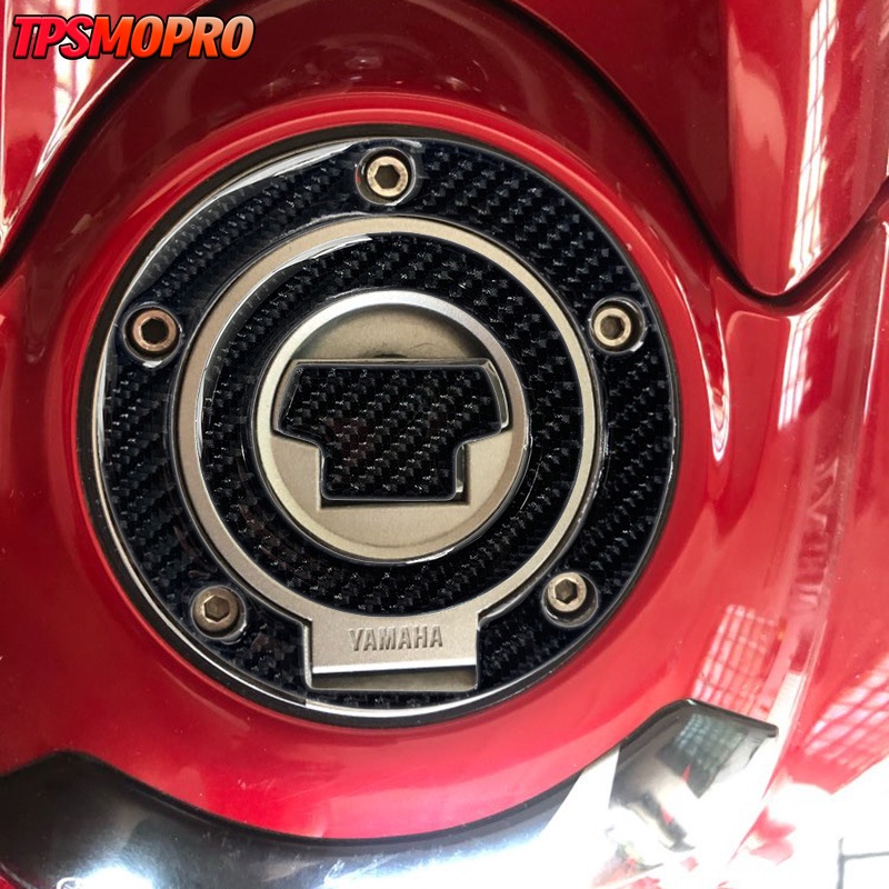 山葉 摩托車氣蓋墊油箱蓋碳纖維貼紙貼花適用於雅馬哈 R6 R1 FZ1 FZ6 FZ6N FZ8N MT01 MT07