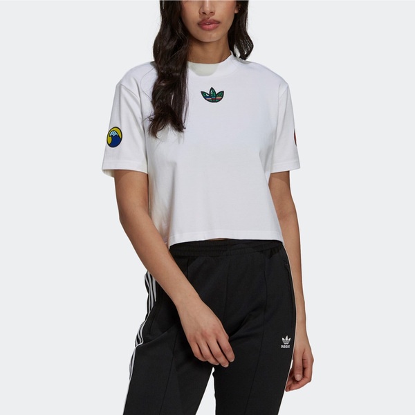 Adidas Artist Tee Ss HA4706 女 短袖 上衣 T恤 運動 休閒 國際版 棉質 柔軟 白