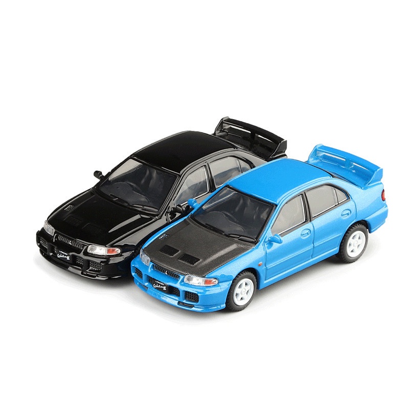 MITSUBISHI Jkm1:64 三菱 EVO 3 代壓鑄汽車玩具男孩生日禮物兒童玩具汽車收藏