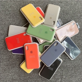 適用素色iPhone14原裝液態矽膠手機殼蘋果13/XSMax/xr/x/iPhone7
