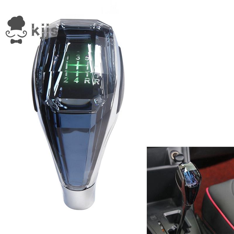 NISSAN HYUNDAI HONDA 豐田本田現代日產汽車通用 LED 水晶手柄手動變速箱換檔旋鈕槓桿棒頭