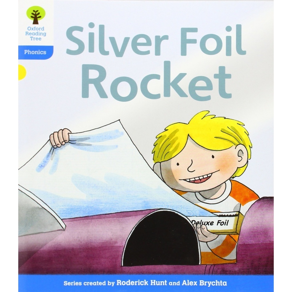 Floppy's Phonics Fiction Level 3 : Silver Foil Rocket/Roderick Hunt【禮筑外文書店】