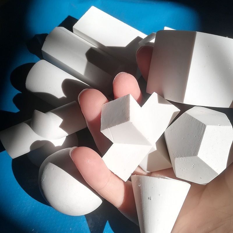 10件謎你素描石膏幾何體美術生禮物素描石膏模型迷你石膏像靜物