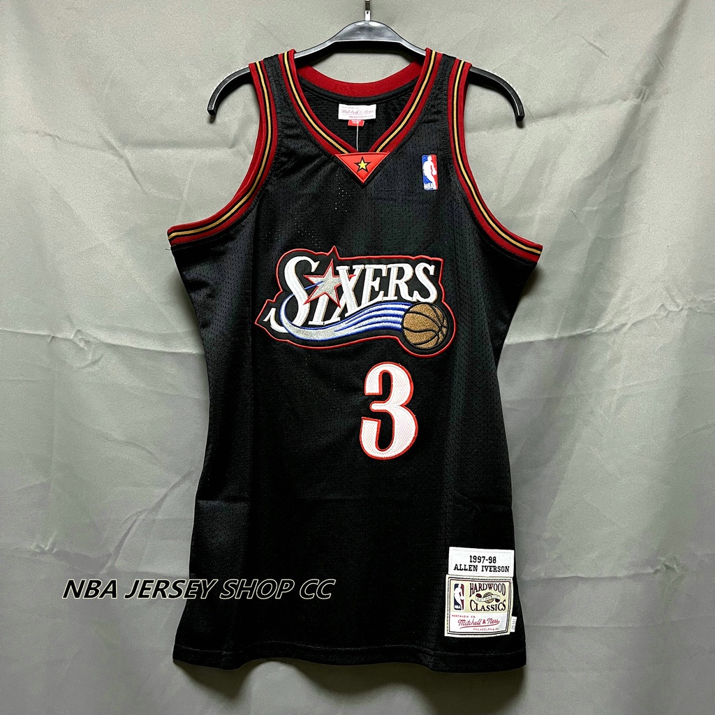 【Mitchell&amp;Ness】男士全新原創 Nba 1997-98 費城 76 人隊 #3 Allen Iverson