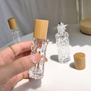 【定製標誌】10ml 便攜式厚玻璃滾珠精油香水瓶旅行可再填充滾珠小瓶旅行滾珠瓶小瓶