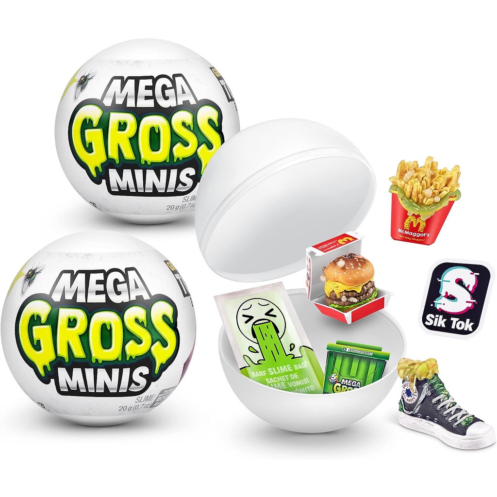 Zuru 男孩的 5 個驚喜 Mega Gross Minis 神秘收藏品 Minis Brands 模仿、男孩和女孩玩