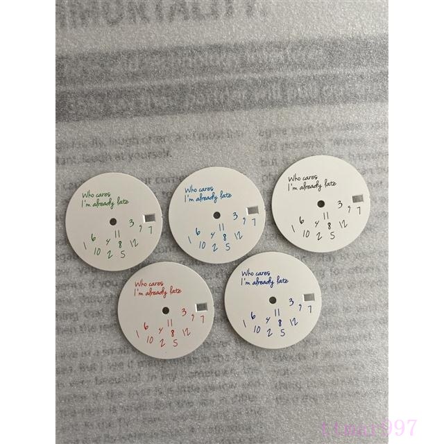 DIY新款日誌改裝錶盤字面28.5mm可裝NH35機芯4R36探一探二系列