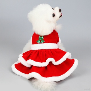 狗聖誕禮服紅色聖誕慶典小狗溫暖舒適