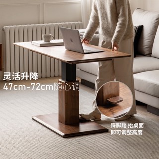 【廠家直銷✨免運】實木升降茶几 現代簡約餐桌子 兩用多功能桌子 家用橡木書桌子 簡易客廳小戶型茶桌子