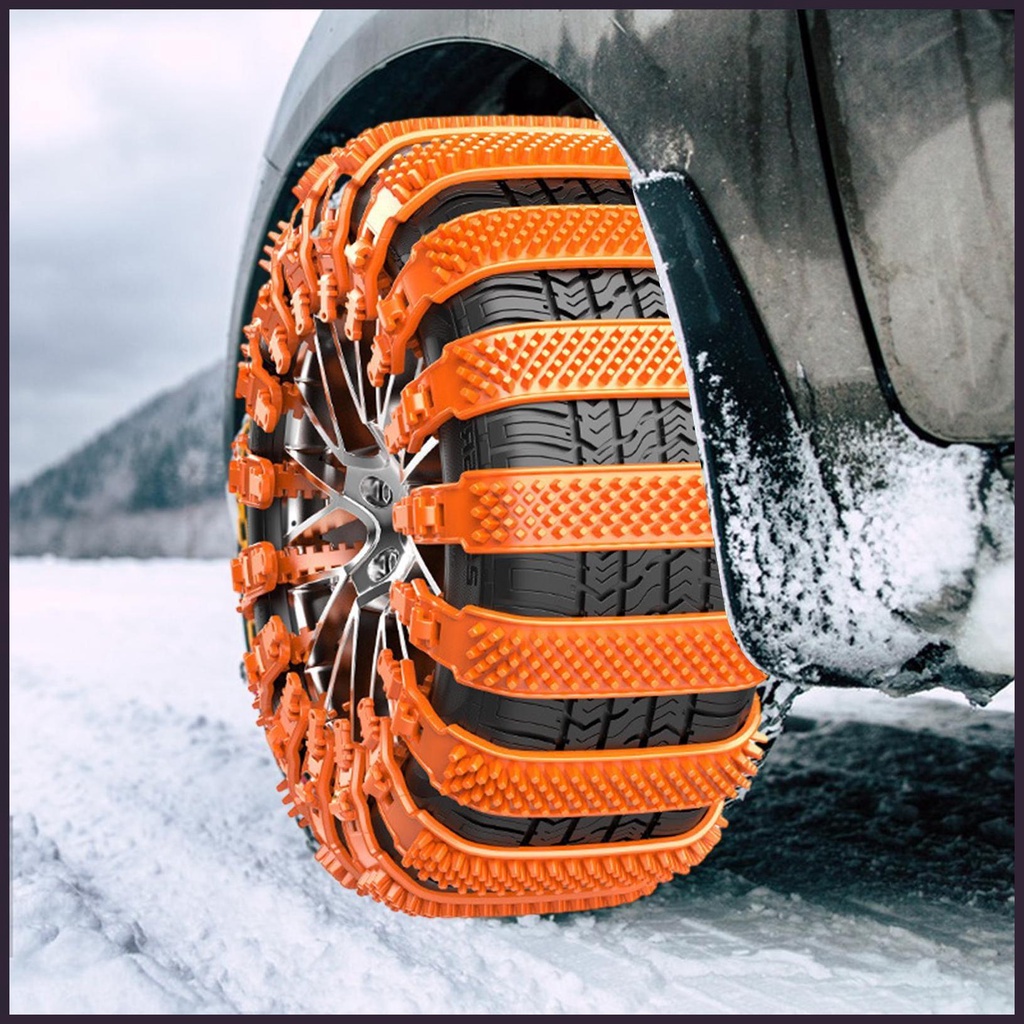 雪鏈汽車通用雪鏈乘客汽車輪胎冬季駕駛汽車輪胎鏈帶強力抓地力船