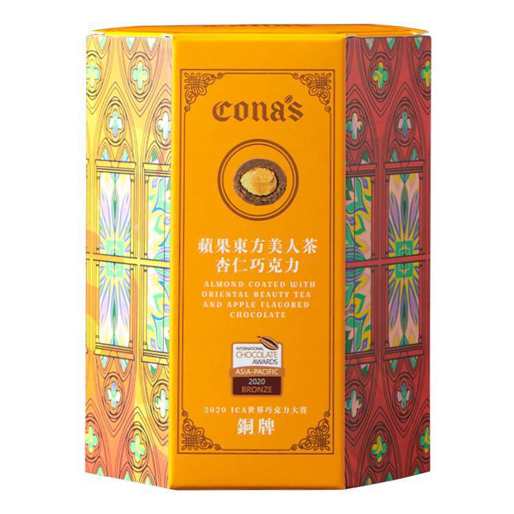 Cona's 蘋果東方美人茶杏仁巧克力(80g)[大買家]