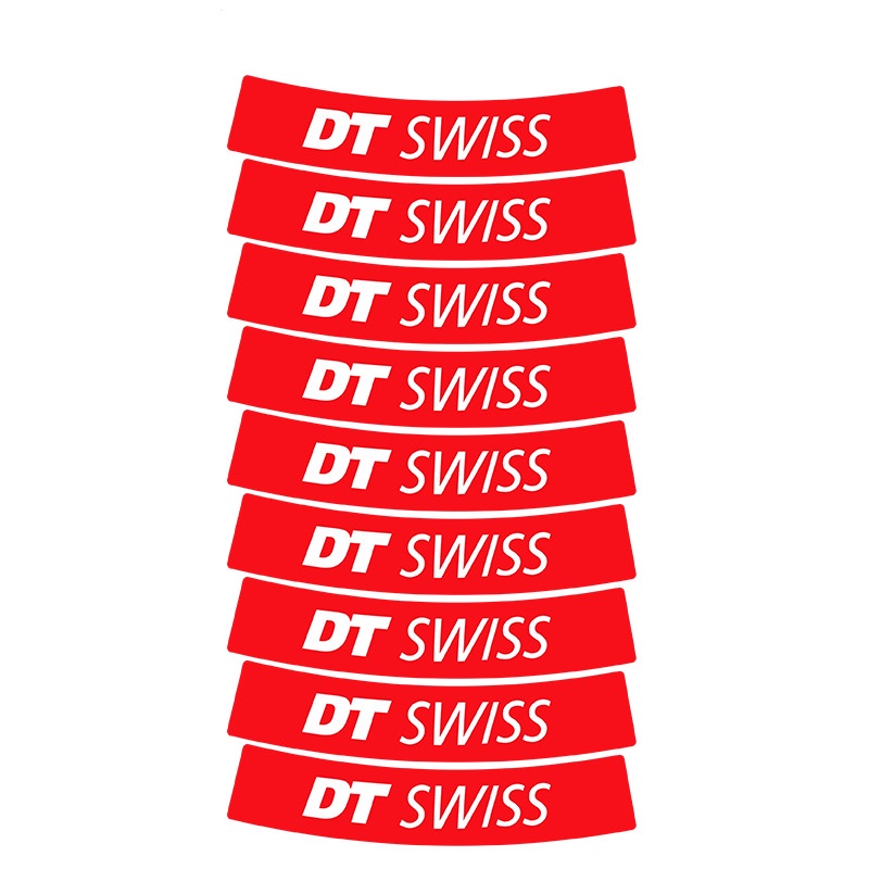 Dt Swiss 輪輞貼紙適用於山地自行車騎行乙烯基防水防曬防褪色 MTB 公路自行車賽車越野車車輪貼花