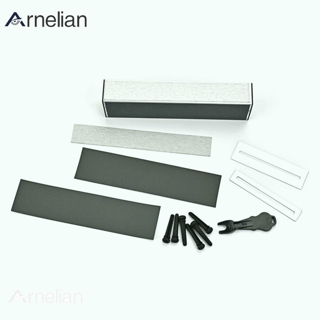 Arnelian 13 件吉他品絲打磨矯直機光束調平桿帶砂紙指板保護器製琴師工具
