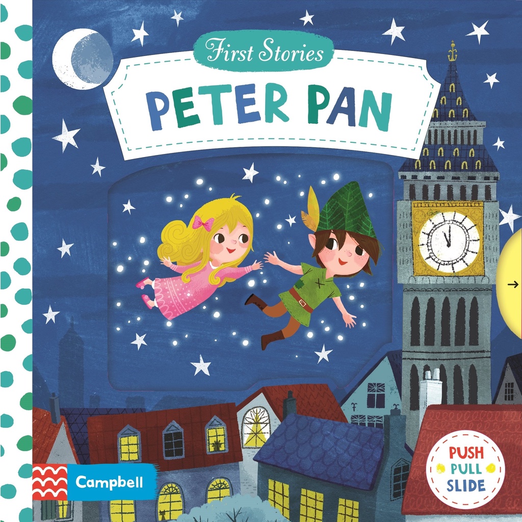 Peter Pan (First Stories)(硬頁推拉書)(硬頁書)/Miriam Bos【禮筑外文書店】