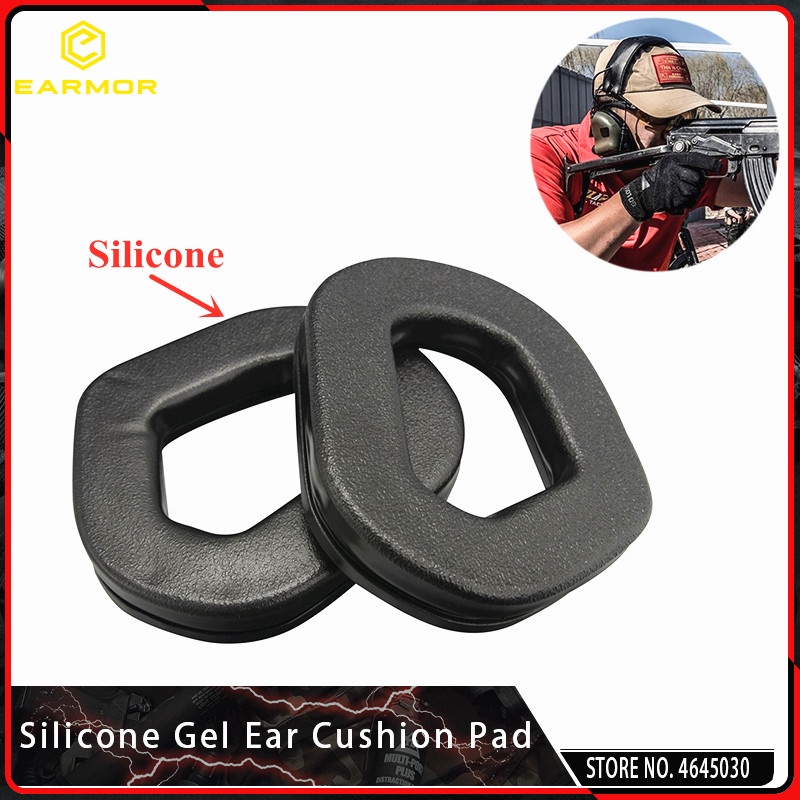Earmor 戰術軍用耳機耳罩一對 S03 矽膠耳墊墊耳機配件適用於 M31/M32/M31H/M32H