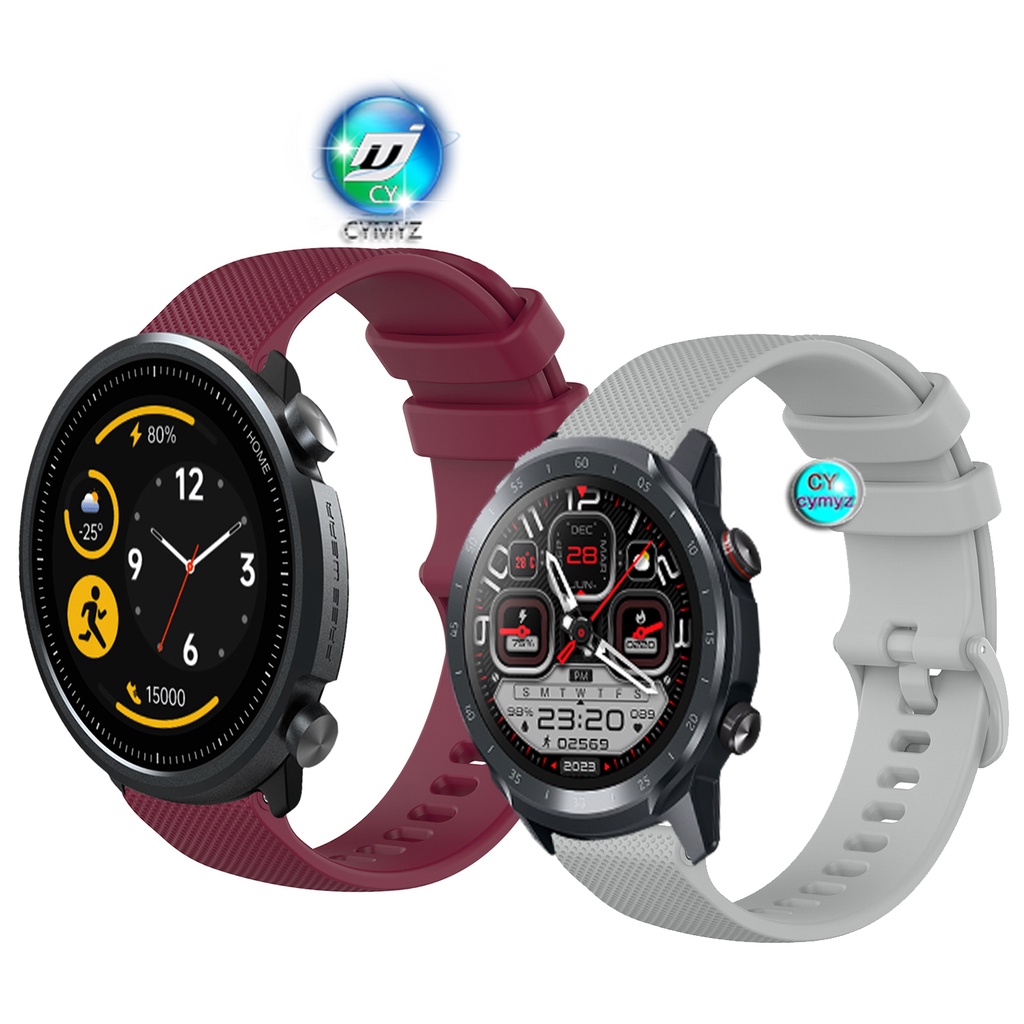 Mibro A1 A2 錶帶矽膠錶帶適用於 Mibro A2 智能手錶錶帶運動腕帶 Mibro 手錶 A1 A2 錶帶錶