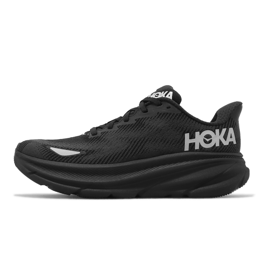 Hoka 慢跑鞋 Clifton 9 GTX 路跑 輕量 緩震 防水 弧形大底 黑 女鞋【ACS】1141490BBLC