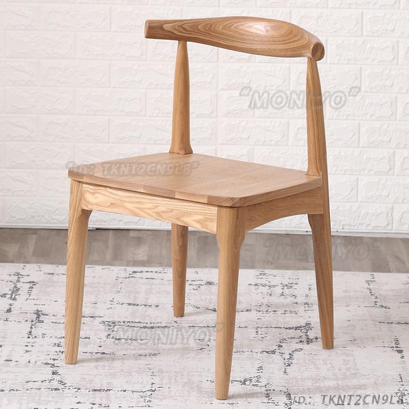 免運🌈可開發票 復古設計師椅 餐椅 餐桌椅 北歐全實木餐椅現代簡約椅子小戶型餐凳白橡木餐桌椅日式方凳原木