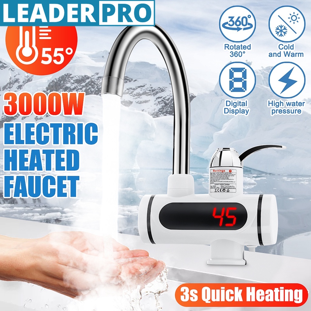 3000w 電廚房熱水器水龍頭即熱式熱水器水龍頭加熱器冷加熱水龍頭即熱式水