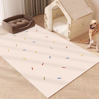 現貨 奶油風寵物墊 防水防尿免洗地墊 pvc狗窩墊子 耐磨耐臟 貓狗專用地毯