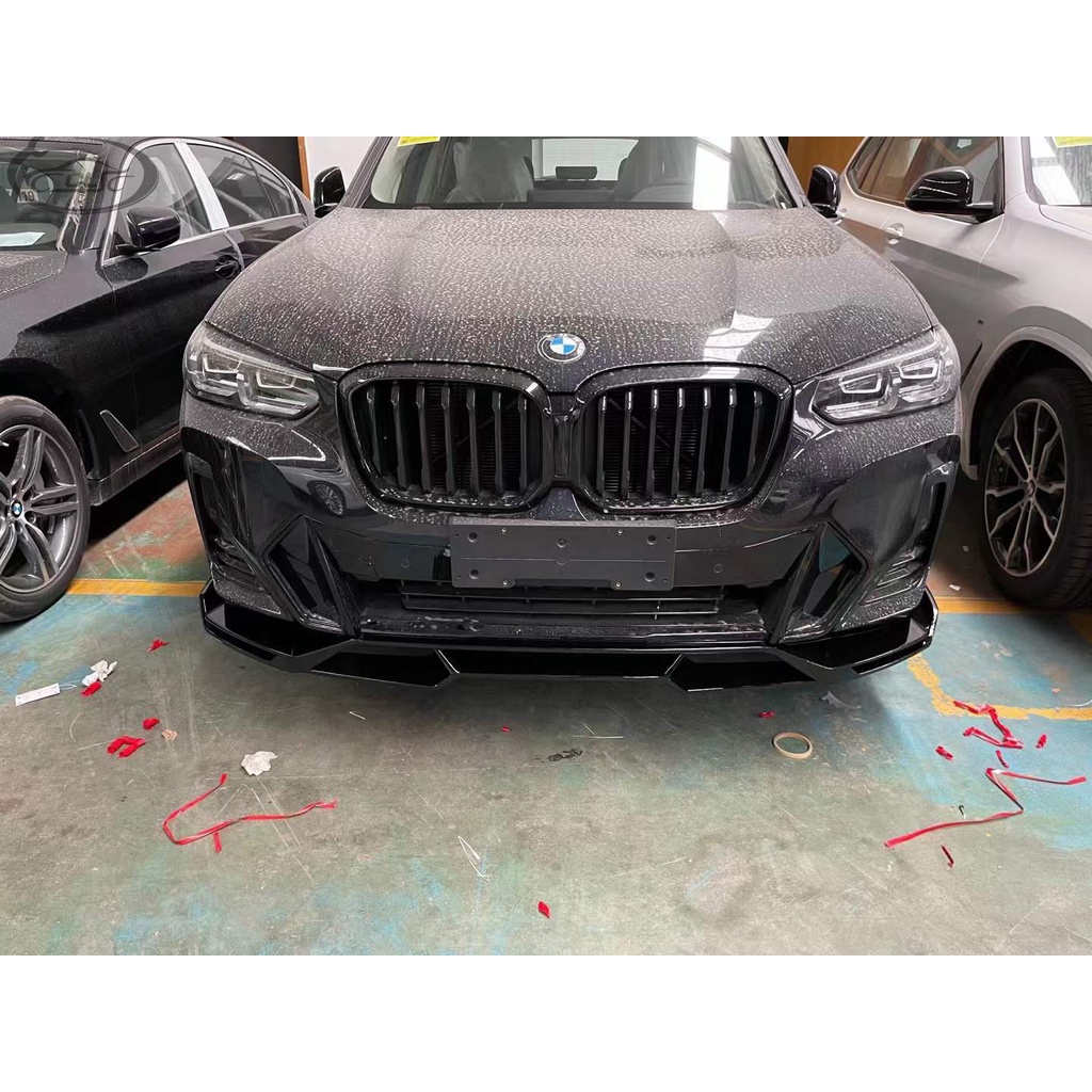 前唇適用於BMW 寶馬X3新款G01后期X4改裝前下巴G02