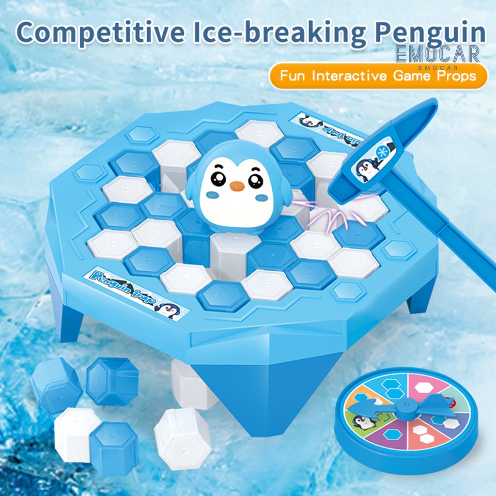 [文房樂玩]超迷你破冰企鵝 拯救小企鵝敲冰遊戲 親子互動兒童桌面玩具