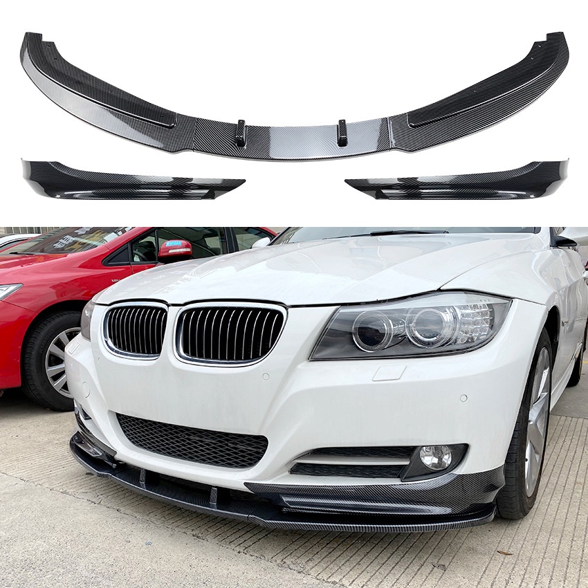 適用BMW 3系E90 E91 LCI 320i 2009-2012前槓前脣前鏟前包角改裝