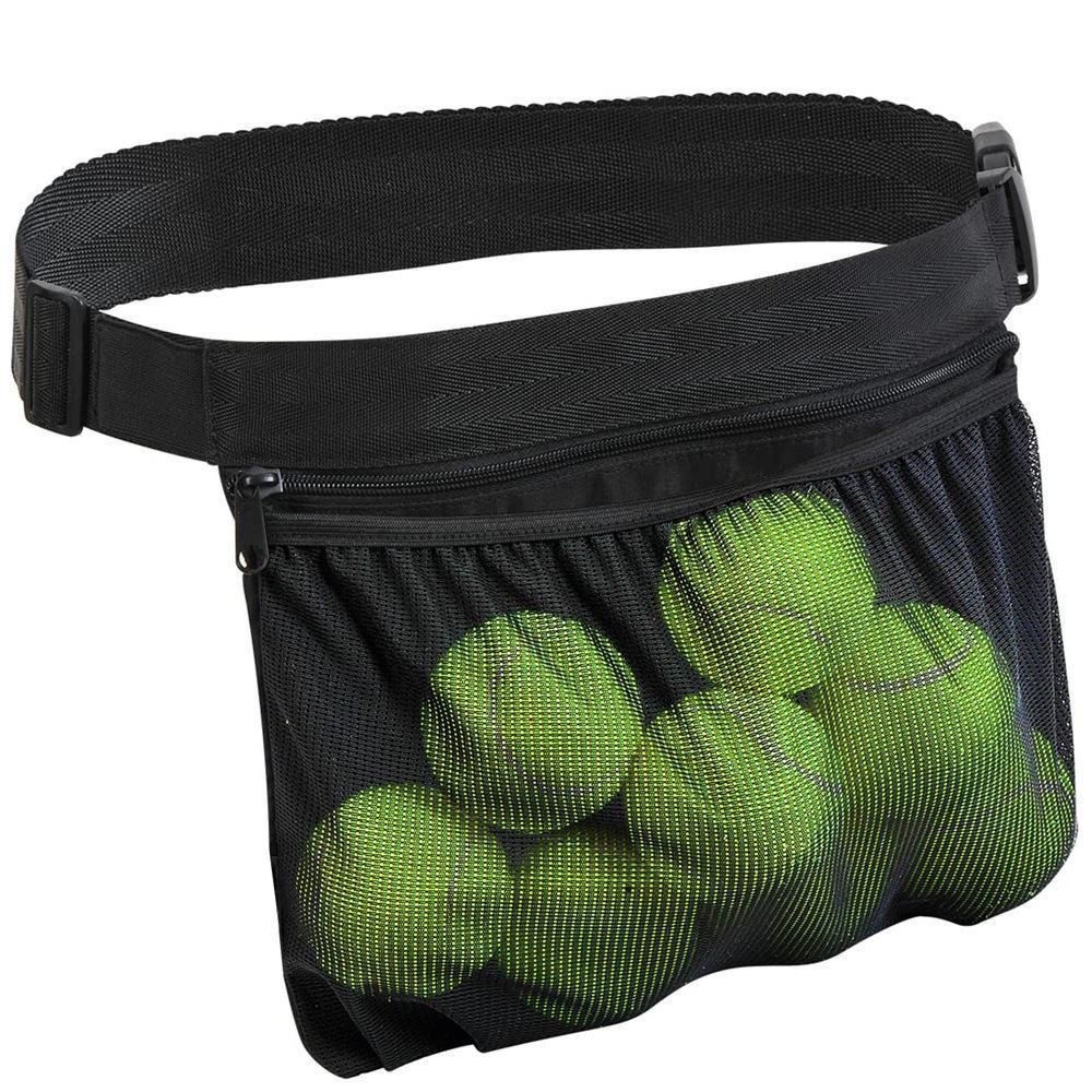 網球拾球袋 兵乓球袋 高爾夫球便攜式收納袋 快速學習訓練球類腰包 運動訓練包 收納袋