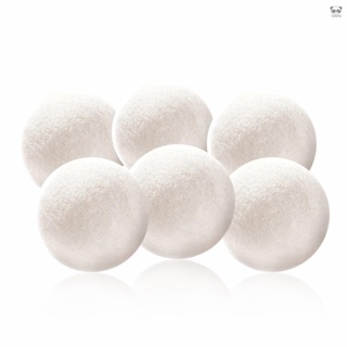 羊毛氈乾燥球 烘乾吸水除靜電蓬鬆衣物白色羊毛氈球 6個裝