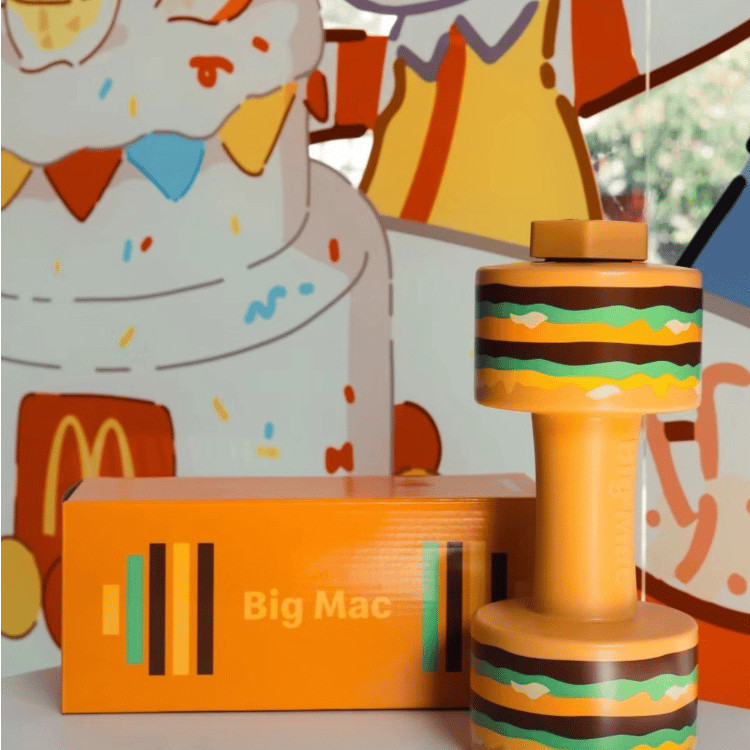 麥當勞大麥克系列啞鈴水壺 2024新品限定 麥當勞周邊禮品