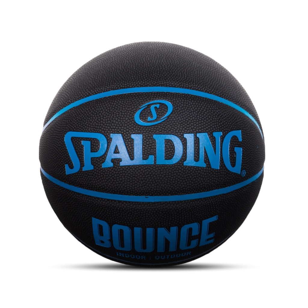 Spalding 籃球 Bounce 斯伯丁 黑藍 室內外通用 耐磨 7號球 合成皮 【ACS】 SPB91004