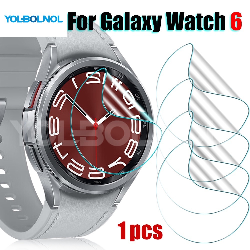 SAMSUNG 適用於三星 Galaxy Watch 4 5 6 5 Pro 屏幕保護膜水凝膠保護膜三星智能手錶配件