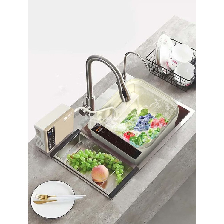 超音波洗碗機家用小型愛媽邦自動免安裝獨立桌上型水槽一體洗菜神器