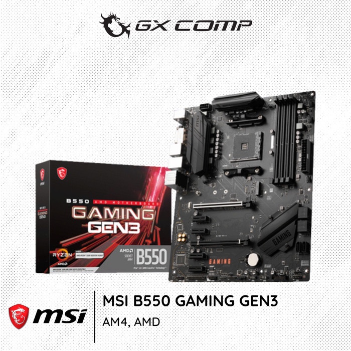MSI 微星 B550 GAMING GEN3 AMD AM4 主板