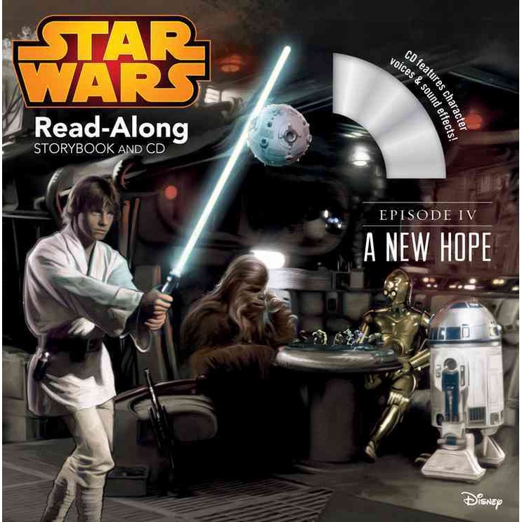 Star Wars: A New Hope (1平裝+1CD)(有聲書)/Disney Book Group【禮筑外文書店】