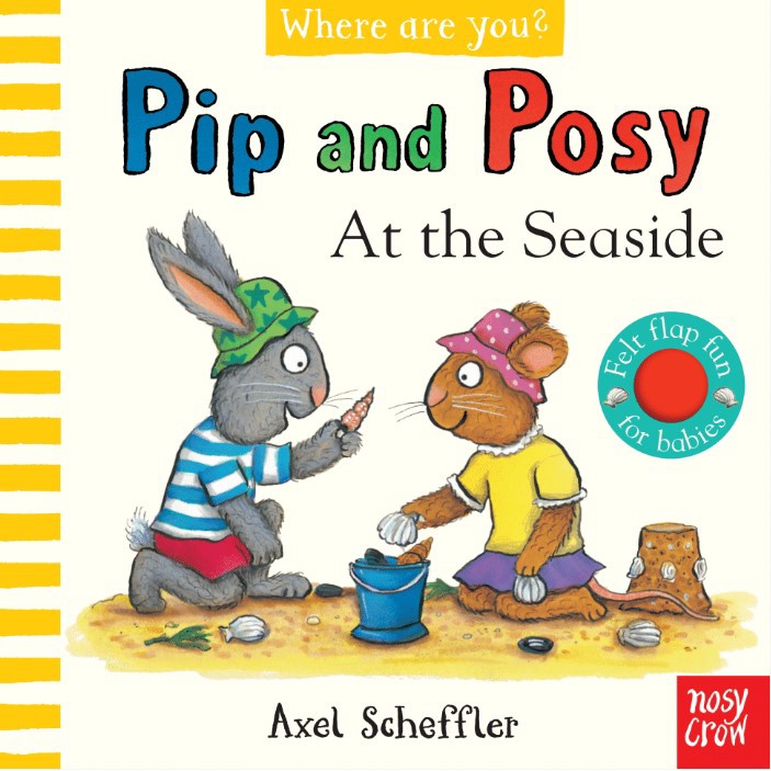Pip and Posy, Where Are You? At the Seaside (A Felt Flaps Book)(硬頁書)/Axel Scheffler【禮筑外文書店】