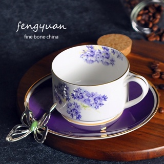 骨質瓷英式下午茶杯 紅茶杯套裝簡約家用陶瓷咖啡杯子