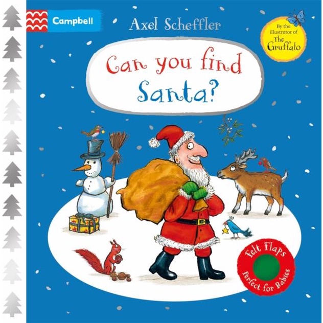 Can You Find Santa?：A Felt Flaps Book - the Perfect Christmas Gift for/Campbell Books【三民網路書店】