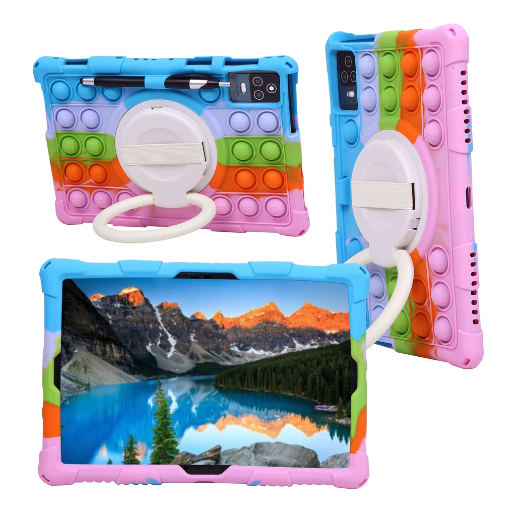 SAMSUNG 兒童軟矽膠保護套適用於三星 Galaxy Tab S10 Pro S9 Ultra 10.1 英寸 20
