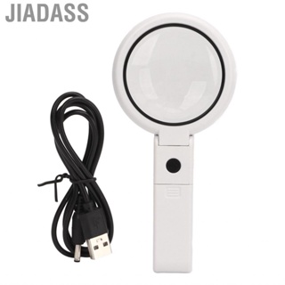 Jiadass 放大鏡檯燈 11 X 5 放大鏡 LED 燈光學鏡片，用於玉石鑑定
