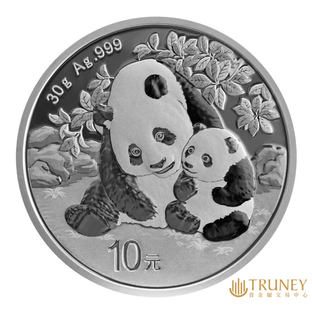 【TRUNEY貴金屬】2024中國熊貓銀幣30公克 / 約 7.98台錢