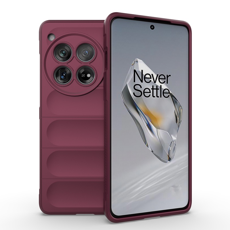 適用於 OnePlus 12 手機殼 ELVEV 防震矽膠 TPU 全保護手機後蓋
