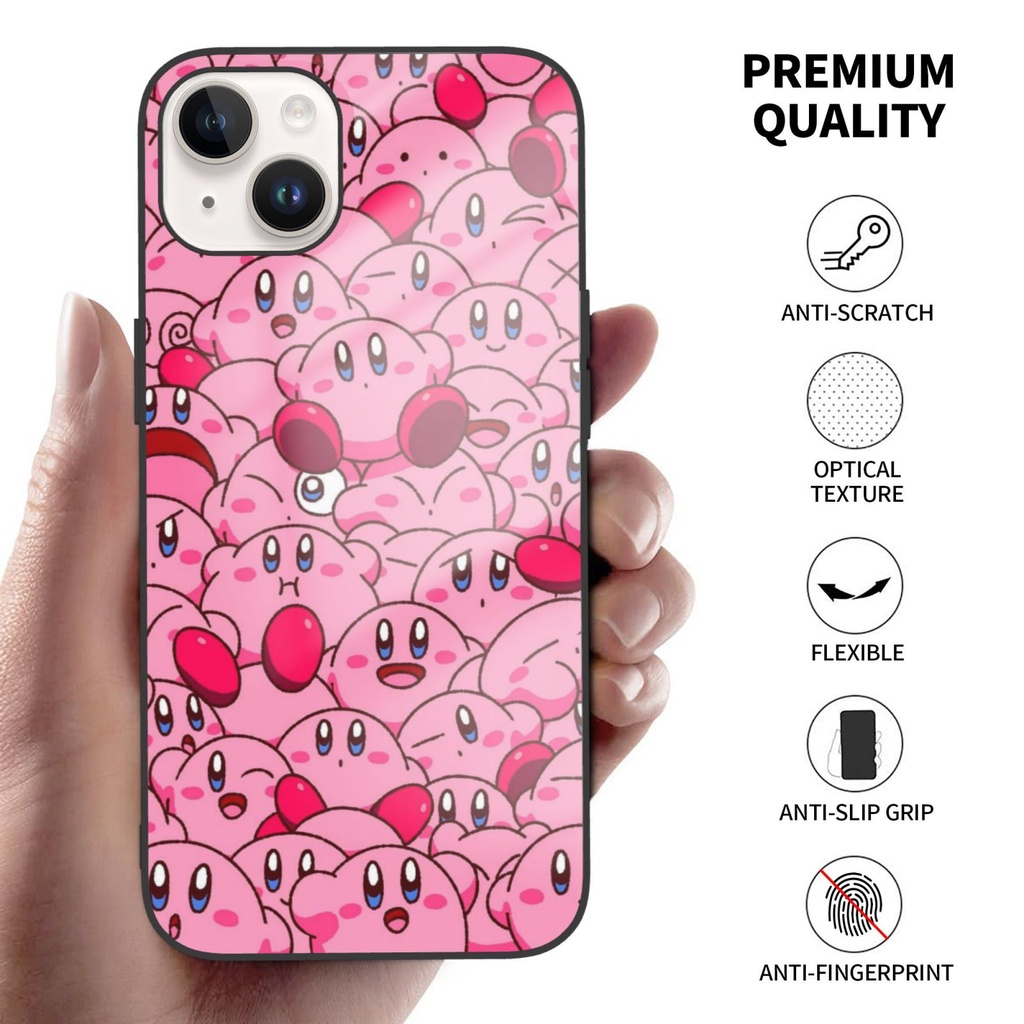 Kirby 新款高品質手機殼防摔保護套適用於 IPhone 13 15 12 11 14 Pro Max Mini