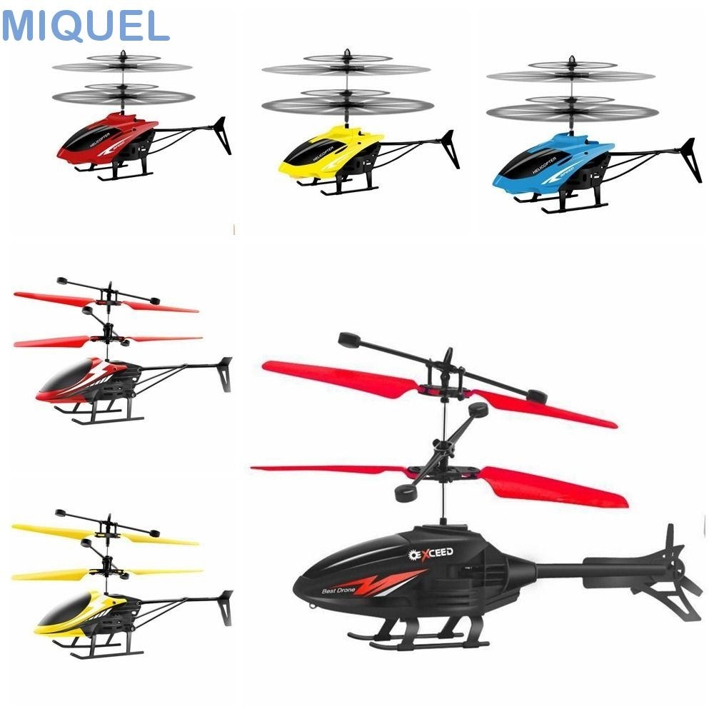 MIQUEL手勢控制飛機,可充電2通道迷你直升機,感應飛機Led燈防摔手勢控制感應飛機小學玩具