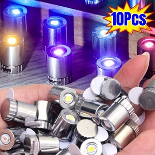 10 件迷你 LED 小燈泡 - 電池供電燈泡 - 用於燈籠燈芯底座 - DIY 七彩燈裝飾 - 微型手工照明 - 野營