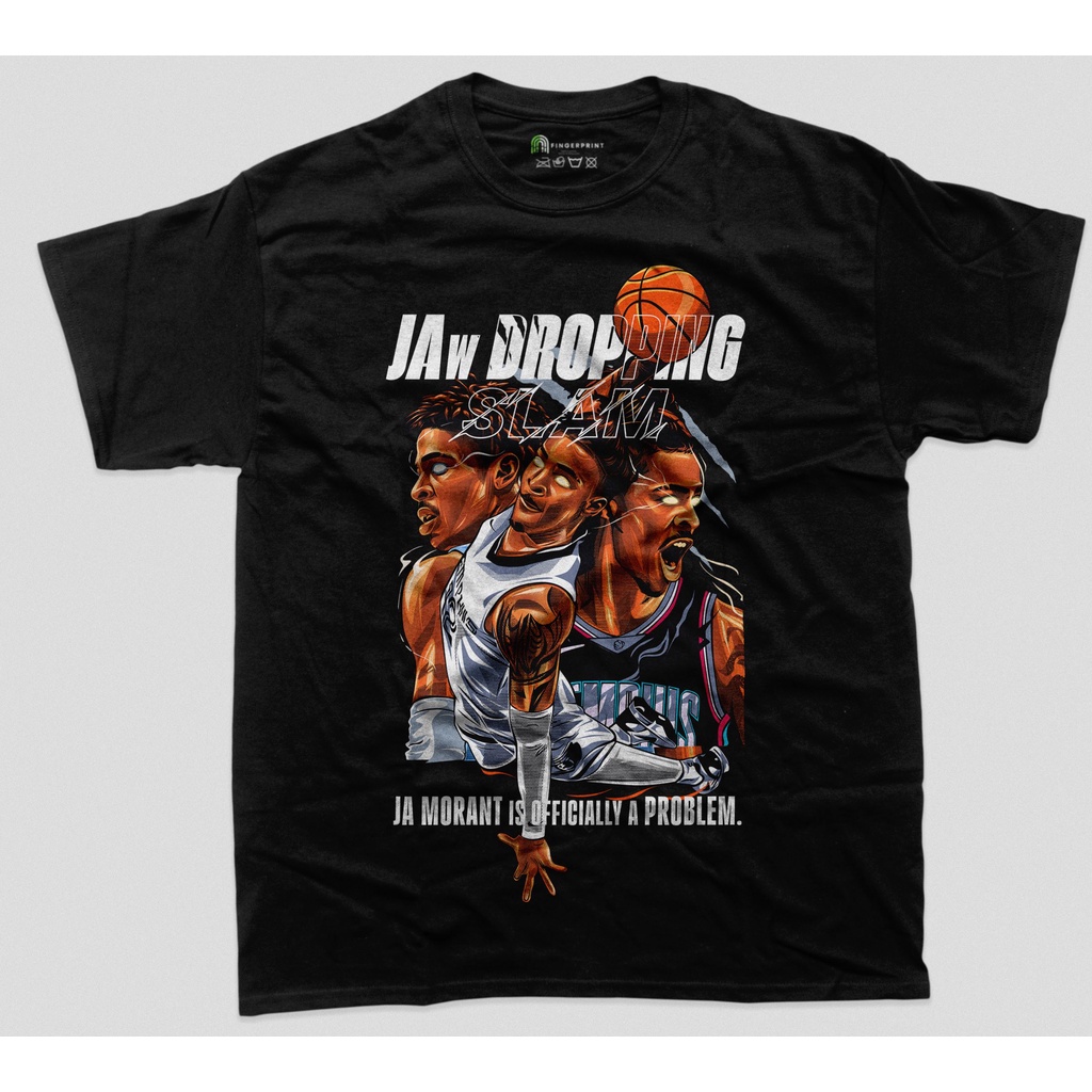 Nba Ja Morant T 恤 T 恤 T 恤籃球 T 恤棉精梳 24 年代
