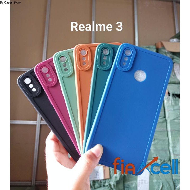 Case Pro 相機 Realme 3 軟包通心粉保護相機