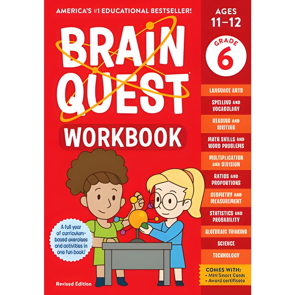 Brain Quest Workbook: 6th Grade Revised Edition/Workman Publishing【三民網路書店】