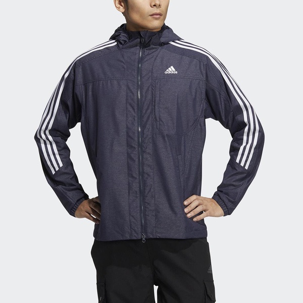 Adidas 247 Wind JKT HM2721 男 外套 連帽 亞洲版 運動 訓練 防風 夾克 愛迪達 墨藍